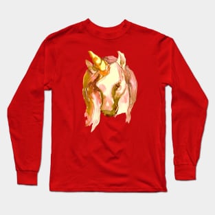 Watercolor Unicorn Magic Long Sleeve T-Shirt